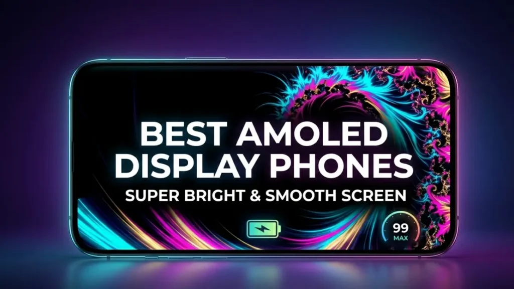 best amoled display phones with bright and smooth screen quality